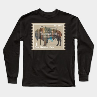 Yellowstone Stamp Long Sleeve T-Shirt